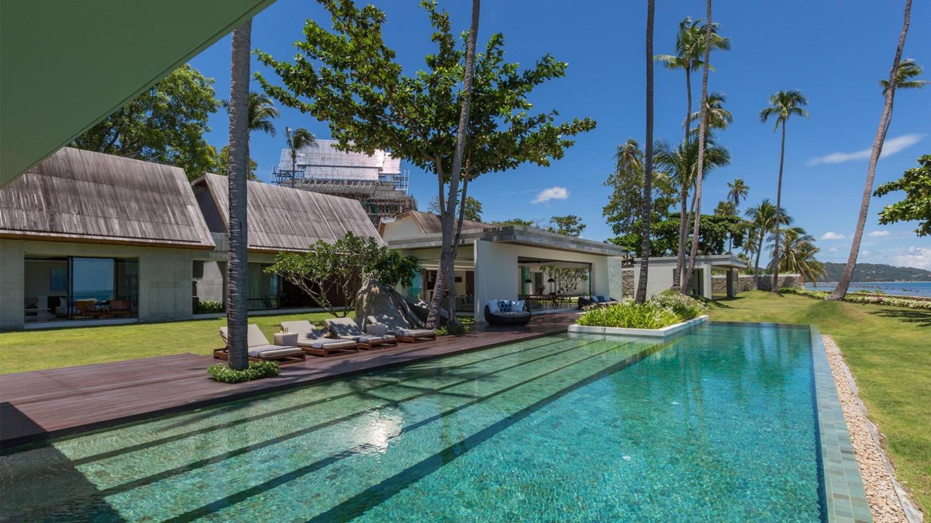 Fashionable Villa Malabar Beachfront 5 Bedrooms Plus 2 Kid'S Bedrooms Laem Sor Exteriér fotografie