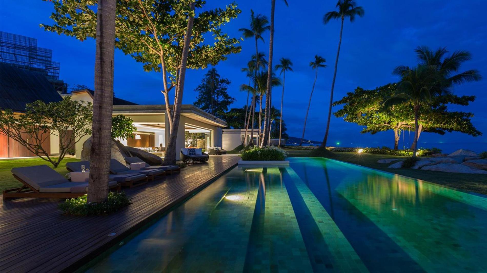 Fashionable Villa Malabar Beachfront 5 Bedrooms Plus 2 Kid'S Bedrooms Laem Sor Exteriér fotografie