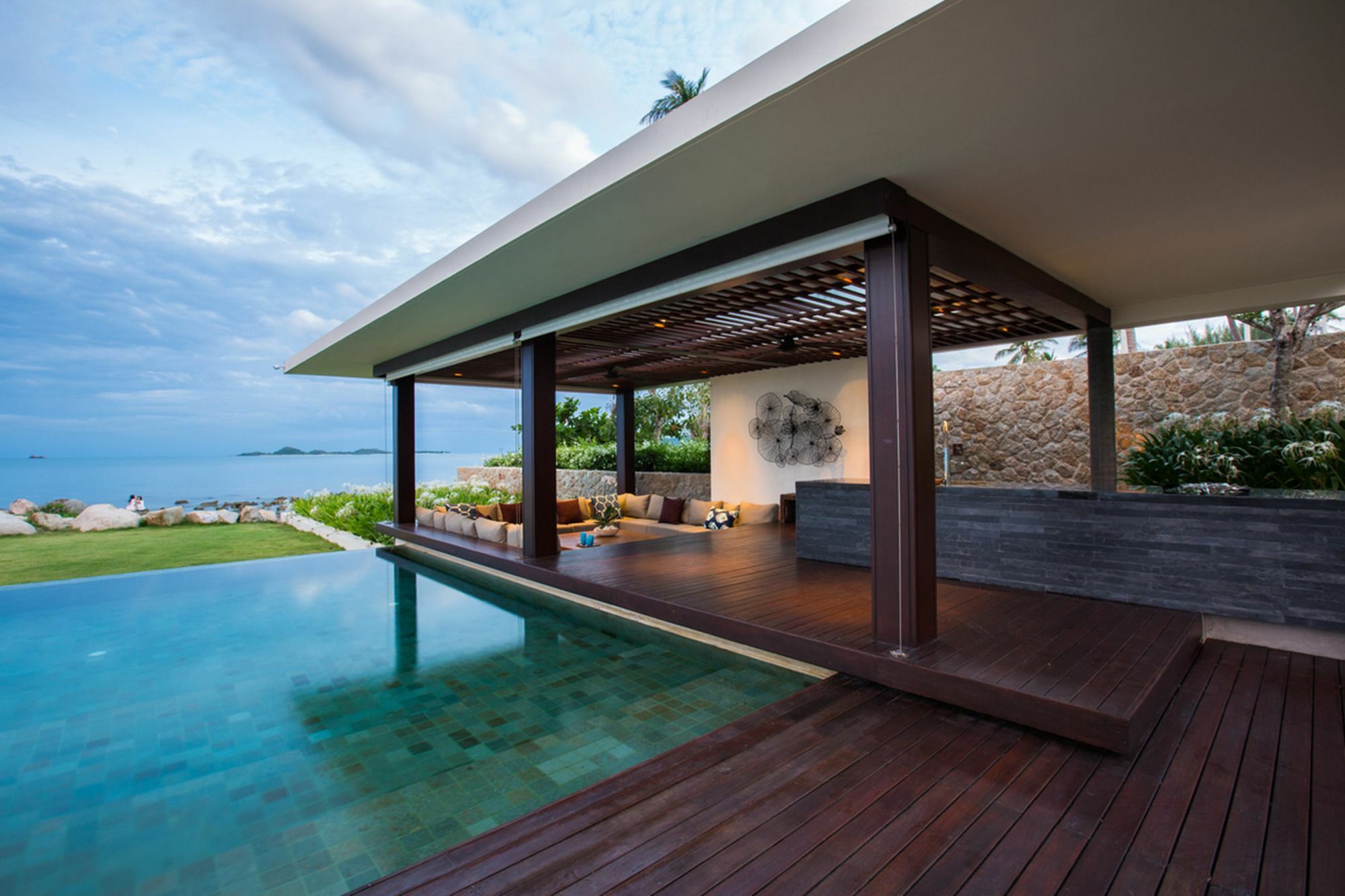 Fashionable Villa Malabar Beachfront 5 Bedrooms Plus 2 Kid'S Bedrooms Laem Sor Exteriér fotografie