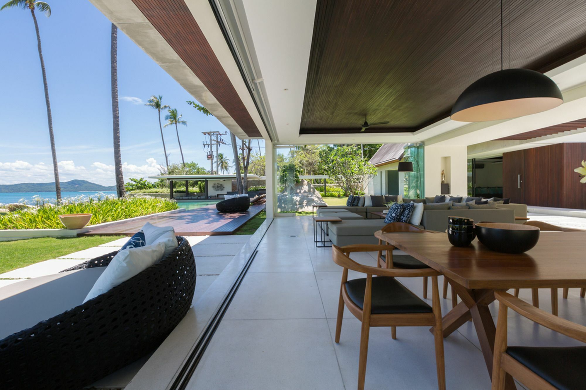 Fashionable Villa Malabar Beachfront 5 Bedrooms Plus 2 Kid'S Bedrooms Laem Sor Exteriér fotografie